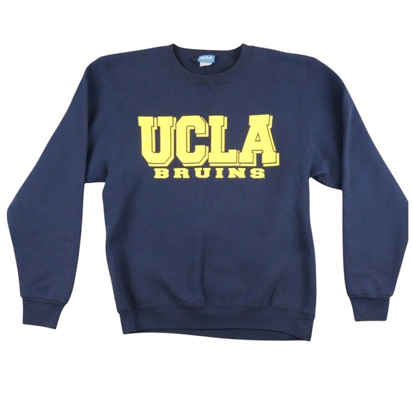 Vintage UCLA Sweatshirt Mens M Navy Blue Bruins Made in USA 90s Y2K Pullover EUC - Picture 1 of 8
